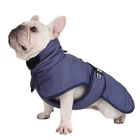 Попона для больших собак, мембранная ткань, размер 2XL (ДС 43, ОШ 46, ОГ 62-68 см), синяя - Фото 3