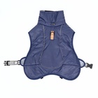 Попона для больших собак, мембранная ткань, размер 2XL (ДС 43, ОШ 46, ОГ 62-68 см), синяя - Фото 9