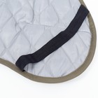 Попона для больших собак, мембранная ткань, размер 2XL (ДС 43, ОШ 46, ОГ 62-68 см), хаки - Фото 6