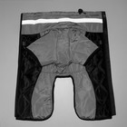 Куртка для больших собак, мембрана, 3XL (ДС 50, ОШ 49, ОГ 69 см), серо-чёрная - Фото 12