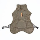 Попона для больших собак, мембранная ткань, размер 3XL (ДС 51, ОШ 50, ОГ 67-75 см), хаки - Фото 10