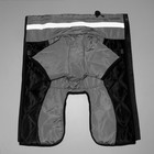 Куртка для больших собак, мембрана, 4XL (ДС 55, ОШ 53, ОГ 73 см), серо-чёрная - Фото 11