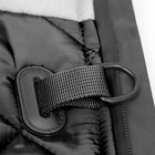 Куртка для больших собак, мембрана, 4XL (ДС 55, ОШ 53, ОГ 73 см), серо-чёрная - Фото 7