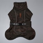 Попона для больших собак, мембранная ткань,  размер 4XL (ДС 58, ОШ 58, ОГ 74-84 см), хаки 9712605 - фото 748654