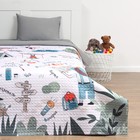 Покрывало 1.5-спальное «Этель» Hello, adventure, 145×210±5 см, микрофибра - Фото 1