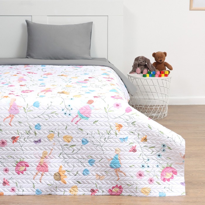 Покрывало 1.5-спальное «Этель» Fairy tale, 145×210±5 см, микрофибра - Фото 1