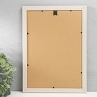 Фоторамка пластик формат А4 "Ромбы. Текстура дерева" серая 33,1х25 см - фото 22522981