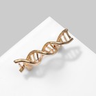 Брошь "Молекула" ДНК, цвет золото - фото 788615