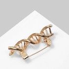 Брошь «Молекула» ДНК, цвет золото - Фото 2