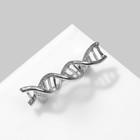 Брошь «Молекула» ДНК, цвет серебро - фото 6181858