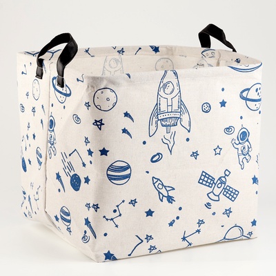 Корзинка для игрушек «В космосе», 30 × 30 см