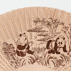 Веер дерево сандал "Панды" h=18 см - фото 22523381