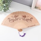 Веер дерево сандал "Китайские драконы" h=18 см - фото 22523384