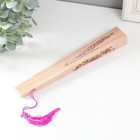 Веер дерево сандал "Павлин" h=18 см (комплект 12 шт) - фото 24254505