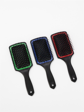 Расчёска массажная, широкая, 8×24(±1) см, МИКС