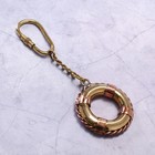Брелок латунь "Спасательный круг" 4х4х0,7 см - Фото 1
