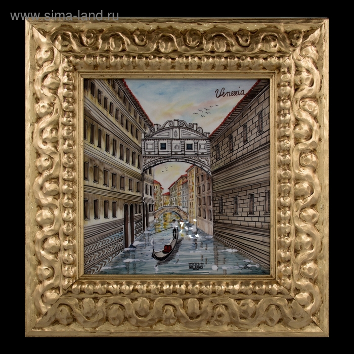 Картина керамическая "Венеция. Мост вздохов", 52 × 52 см - Фото 1