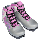 Ботинки лыжные TREK Olimpia NNN ИК, цвет серебристый, лого сиреневый, размер 38 - Фото 2