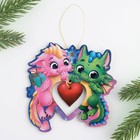 Подвеска на елку «Сердце», 8,9 х 9,1 см - фото 22715997