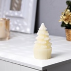 Светодиодная фигура «Свеча ёлка» 4.5×10×4.5 см, пластик, от батареек AG13×3, свечение тёплое белое  (артикул 9616729)  большой выбор товаров оптом и в розницу по низким ценам с доставкой