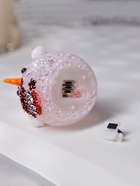 Ёлочная игрушка «Красный снеговичок», 8 см, 1 LED, от батареек AG13×3, свечение мульти (RGB) - Фото 8