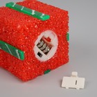 Светодиодная фигура «Подарок красный» 8 см, пластик, батарейки AG13х3, свечение мульти (RGB) - фото 7163742