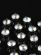 Стразы пришивные «Шатон», круглые, в цапах, с голографией, d=8 мм, 20 шт. - Фото 3