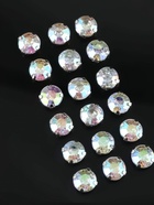 Стразы пришивные «Шатон», круглые, в цапах, с голографией, d=10 мм, 20 шт. - Фото 5