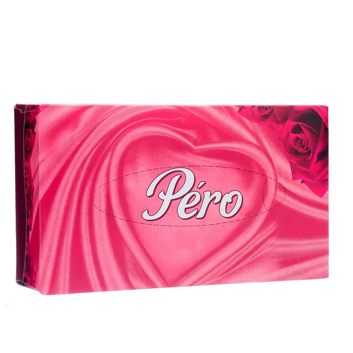 Салфетки бумажные в коробке Pero, 20х20 см, 2 слоя, 100 листов - Фото 1