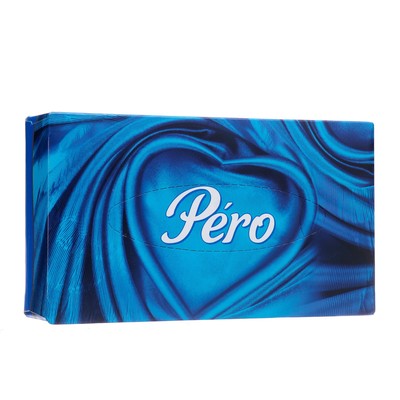 Салфетки бумажные в коробке Pero, 20×20 см, 2 слоя, 100 листов