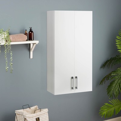 Шкаф подвесной для ванной комнаты «Пронто», 480×230×950 мм, цвет белый