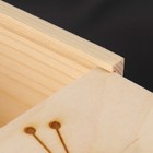 Органайзер для рукоделия «Клубок», деревянный, 1 отделение, 12 × 13 × 6,5 см - фото 7141486