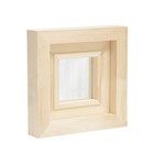 Окно, 30×30см, двойное стекло ЛИПА 9870316