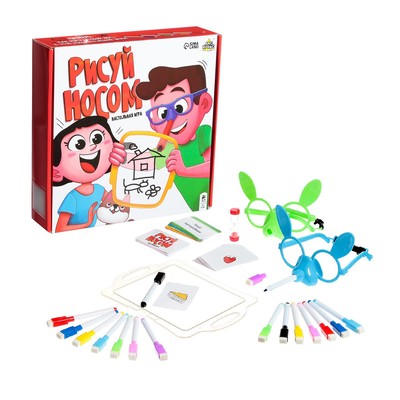 Уценка Настольная игра «Рисуй носом»