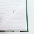 Ежедневник в твердой обложке А5, 80 листов «Зеленый мрамор» - Фото 4