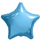 Шар фольгированный 19" «Холодный голубой», звезда - фото 321392042