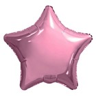 Шар фольгированный 19" звезда "Нежно-розовый" - фото 321392050