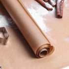Бумага для выпечки силиконизированная, коричневая 38 х 6 м - Фото 3