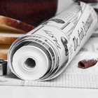 Пергамент силиконизированный для выпечки "Газета" 30 см х 8 м - фото 26530172