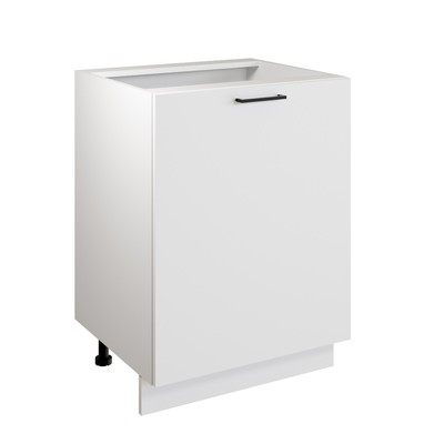 Шкаф напольный «Симпл 600», 600×510×820 мм, цвет белый/белый