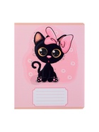 Комплект тетрадей из 10 штук, 12 листов в узкую линию Calligrata «Милашки с бантиком», обложка мелованная бумага, ВД-лак, блок офсет, 5 видов по 2 штуки - Фото 6