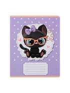 Комплект тетрадей из 10 штук, 12 листов в узкую линию Calligrata «Милашки с бантиком», обложка мелованная бумага, ВД-лак, блок офсет, 5 видов по 2 штуки - Фото 8