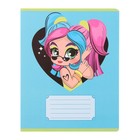 Комплект тетрадей из 10 штук, 12 листов в узкую линию Calligrata "Модница", обложка мелованная бумага, ВД-лак, блок офсет, 5 видов по 2 штуки - фото 24551689