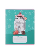 Комплект тетрадей из 10 штук, 18 листов в линию Calligrata «Котятки», обложка мелованная бумага, ВД-лак, блок №2, белизна 75% (серые листы), 5 видов по 2 ш�... 9853390 - фото 8991713