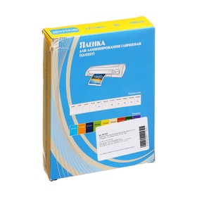 

Пленка для ламинирования A6 111х154 мм, 125 мкм, 100 штук, глянцевые, Office Kit