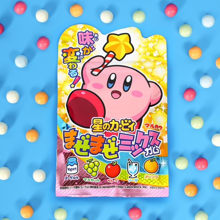 Жевательная резинка Marukawa Kirby Mix 5 вкусов, 47 г