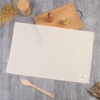 Полотенце кухонное «Этель» ECO, 40×68 ±2 см. хлопок 70%, 30% лён, 190 г/м², молочное - Фото 1