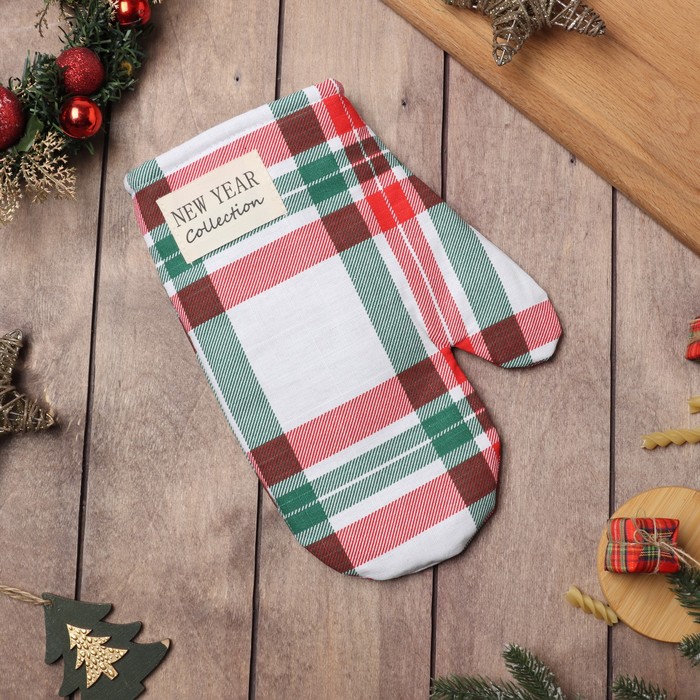 Варежка-Прихватка новогодняя 