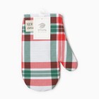 Варежка-Прихватка новогодняя "Этель" Нoliday decoration 20х27см, репс, 100% х/л, ватин 250г/м2 - фото 31445265