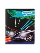 Комплект тетрадей из 10 штук, 24 листа в клетку Calligrata "Тачки", обложка мелованный картон, ВД-лак, блок офсет, 5 видов по 2 штуки - фото 24427729